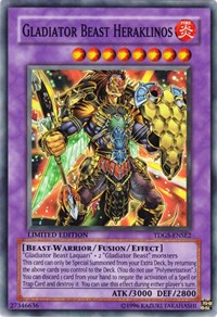 Gladiator Beast Heraklinos [TDGS-ENSE2] Super Rare | Exor Games New Glasgow