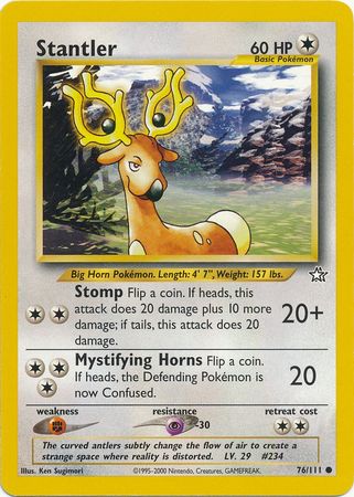 Stantler (76/111) [Neo Genesis Unlimited] | Exor Games New Glasgow