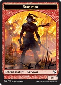 Survivor // Myr (023) Double-sided Token [Commander 2018 Tokens] | Exor Games New Glasgow