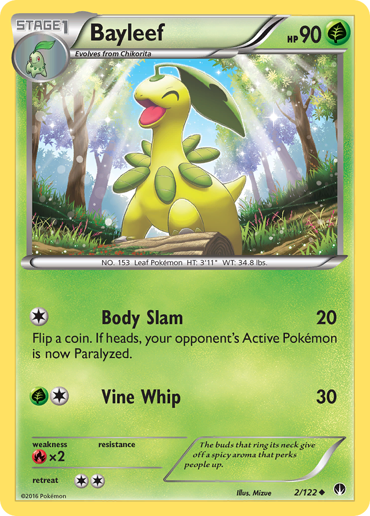 Bayleef (2/122) [XY: BREAKpoint] | Exor Games New Glasgow