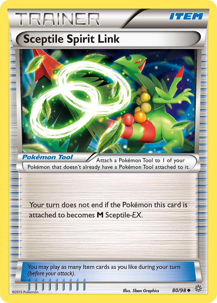 Sceptile Spirit Link (80/98) [XY: Ancient Origins] | Exor Games New Glasgow