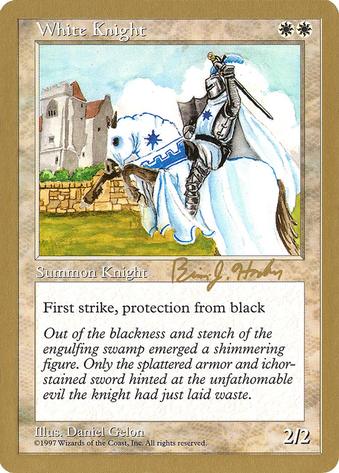 White Knight (Brian Hacker) [World Championship Decks 1998] | Exor Games New Glasgow