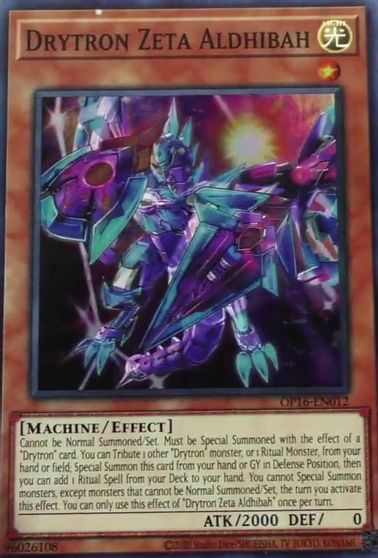 Drytron Zeta Aldhibah [OP16-EN012] Super Rare | Exor Games New Glasgow