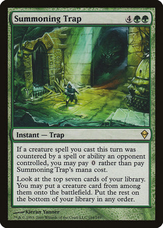 Summoning Trap [Zendikar] | Exor Games New Glasgow