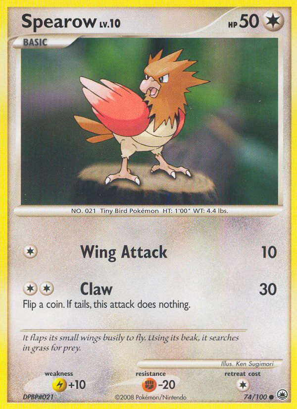 Spearow (74/100) [Diamond & Pearl: Majestic Dawn] | Exor Games New Glasgow