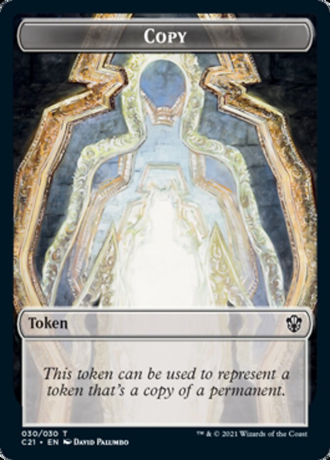 Copy // Fractal Token [Commander 2021 Tokens] | Exor Games New Glasgow