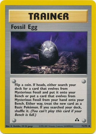 Fossil Egg (72/75) [Neo Discovery Unlimited] | Exor Games New Glasgow