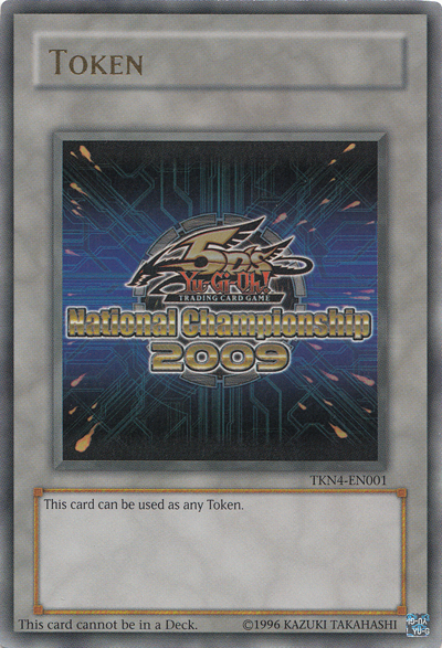 Yu-Gi-Oh 5D's 2009 National Championship Token [TKN4-EN001] Ultra Rare | Exor Games New Glasgow