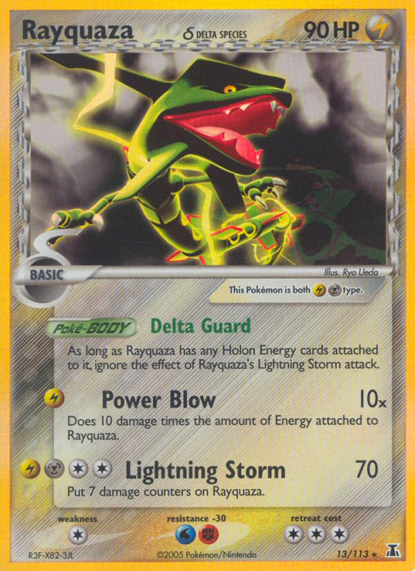 Rayquaza (13/113) (Delta Species) [EX: Delta Species] | Exor Games New Glasgow