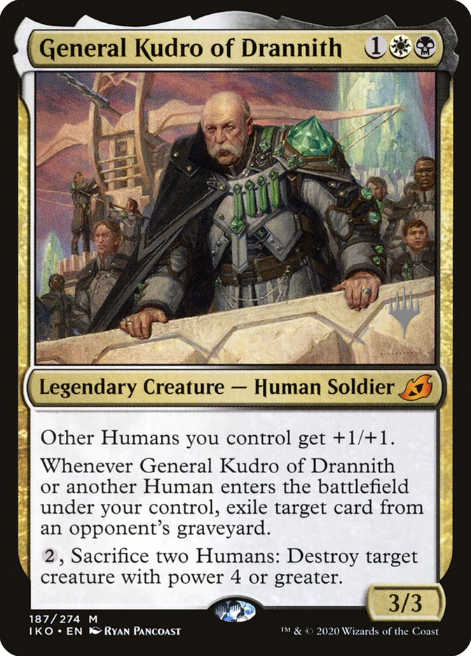 General Kudro of Drannith (Promo Pack) [Ikoria: Lair of Behemoths Promos] | Exor Games New Glasgow