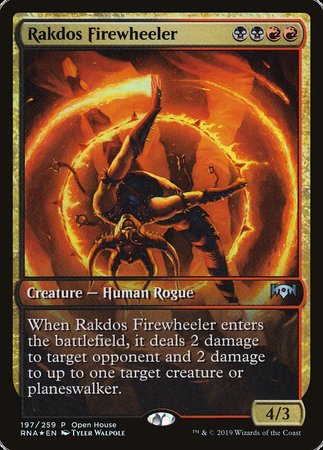 Rakdos Firewheeler [Ravnica Allegiance Promos] | Exor Games New Glasgow