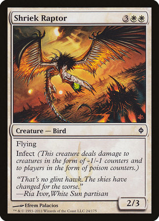 Shriek Raptor [New Phyrexia] | Exor Games New Glasgow