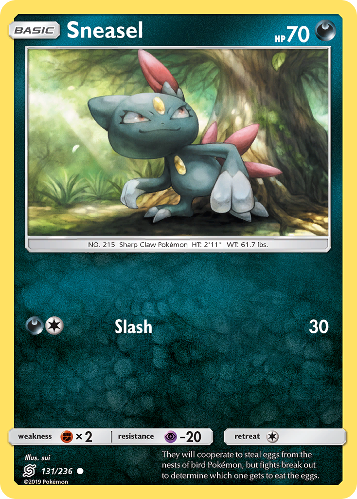 Sneasel (131/236) [Sun & Moon: Unified Minds] | Exor Games New Glasgow