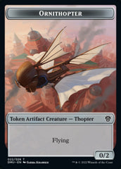 Bird (002) // Ornithopter Double-sided Token [Dominaria United Tokens] | Exor Games New Glasgow