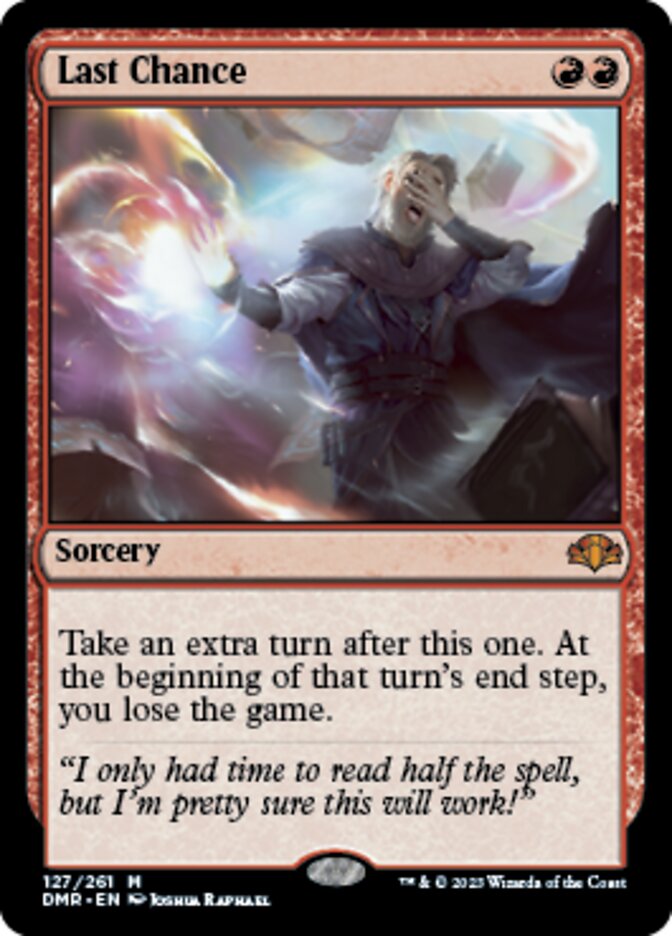 Last Chance [Dominaria Remastered] | Exor Games New Glasgow