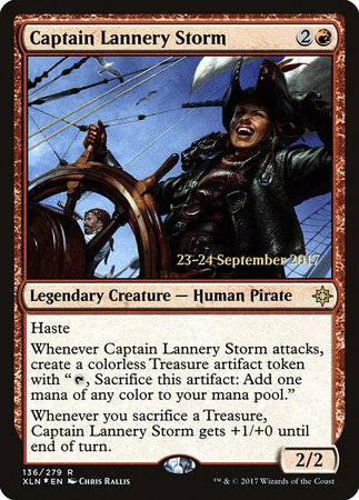 Captain Lannery Storm [Ixalan Promos] | Exor Games New Glasgow