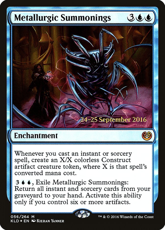 Metallurgic Summonings  [Kaladesh Prerelease Promos] | Exor Games New Glasgow