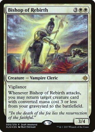 Bishop of Rebirth [Ixalan Promos] | Exor Games New Glasgow