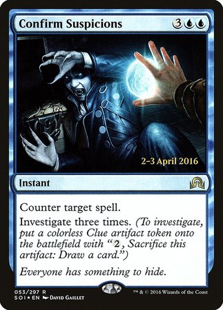 Confirm Suspicions [Shadows over Innistrad Promos] | Exor Games New Glasgow