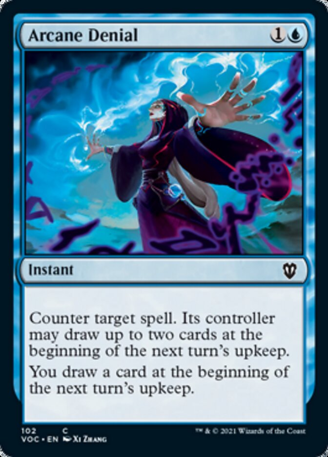 Arcane Denial [Innistrad: Crimson Vow Commander] | Exor Games New Glasgow