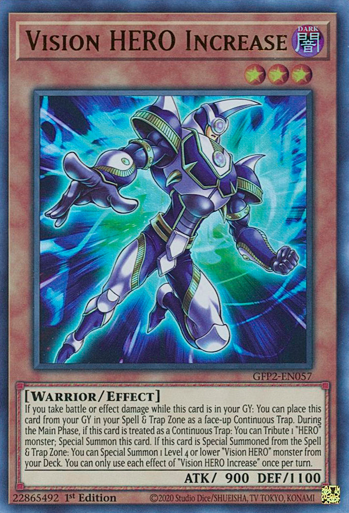 Vision HERO Increase [GFP2-EN057] Ultra Rare | Exor Games New Glasgow