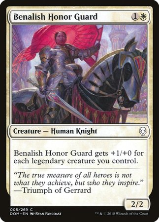 Benalish Honor Guard [Dominaria] | Exor Games New Glasgow