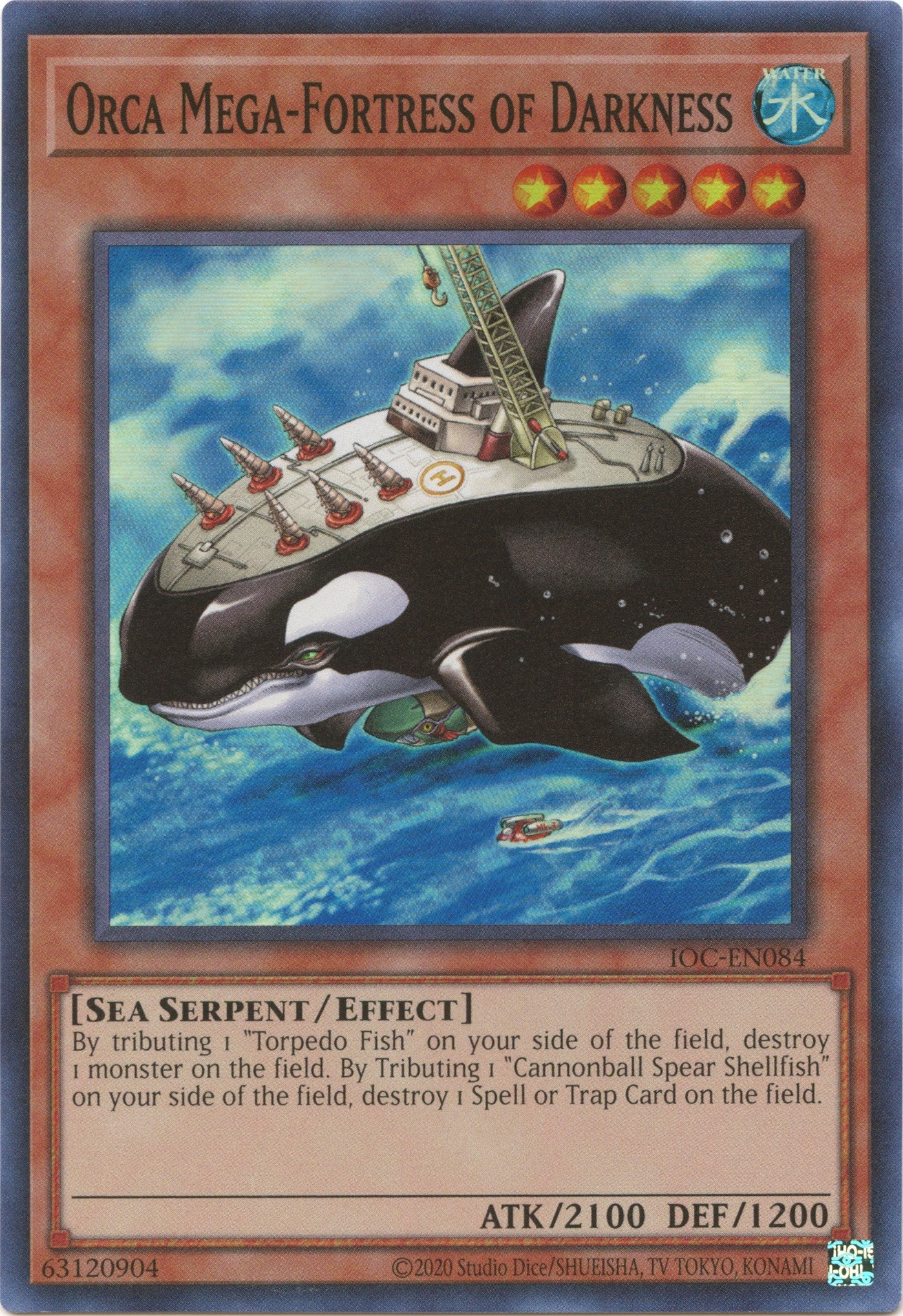 Orca Mega-Fortress of Darkness (25th Anniversary) [IOC-EN084] Super Rare | Exor Games New Glasgow