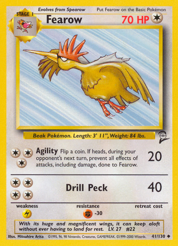 Fearow (41/130) [Base Set 2] | Exor Games New Glasgow