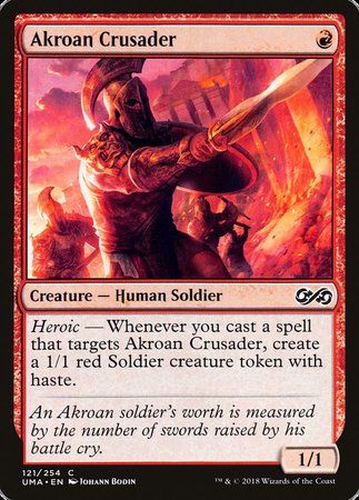 Akroan Crusader [Ultimate Masters] | Exor Games New Glasgow