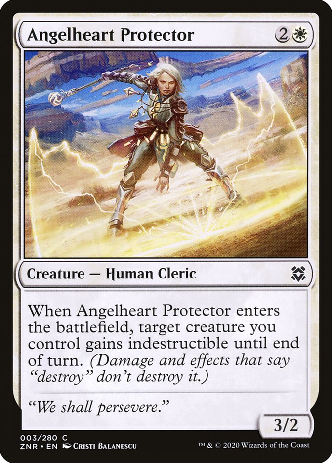 Angelheart Protector [Zendikar Rising] | Exor Games New Glasgow