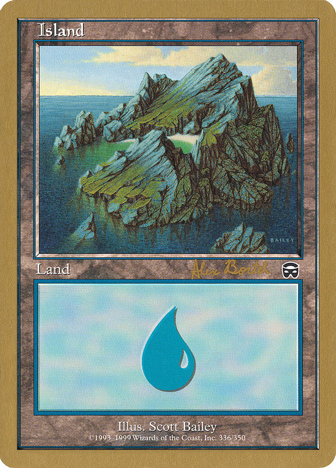 Island (ab336) (Alex Borteh) [World Championship Decks 2001] | Exor Games New Glasgow