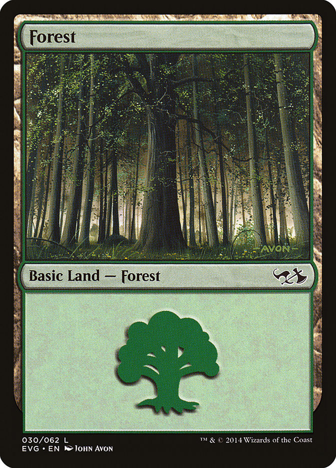 Forest (30) (Elves vs. Goblins) [Duel Decks Anthology] | Exor Games New Glasgow