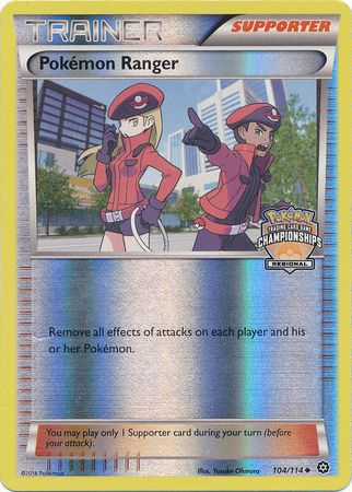 Pokemon Ranger (104/114) (Championship Promo) [XY: Steam Siege] | Exor Games New Glasgow