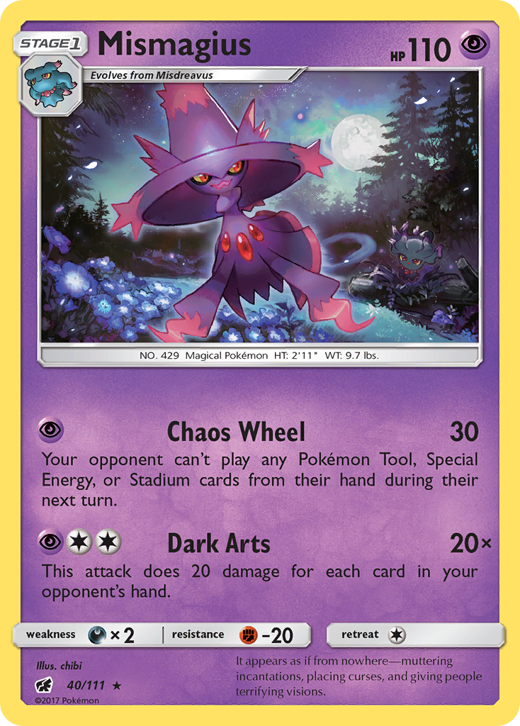 Mismagius (40/111) [Sun & Moon: Crimson Invasion] | Exor Games New Glasgow