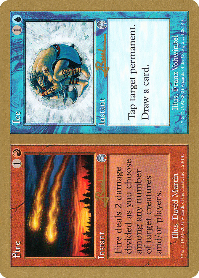 Fire // Ice (Antoine Ruel) [World Championship Decks 2001] | Exor Games New Glasgow