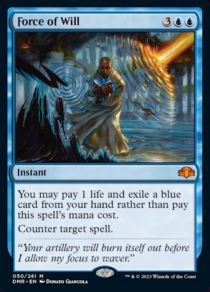 Force of Will [Dominaria Remastered] | Exor Games New Glasgow