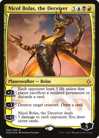 Nicol Bolas, the Deceiver [Hour of Devastation] | Exor Games New Glasgow