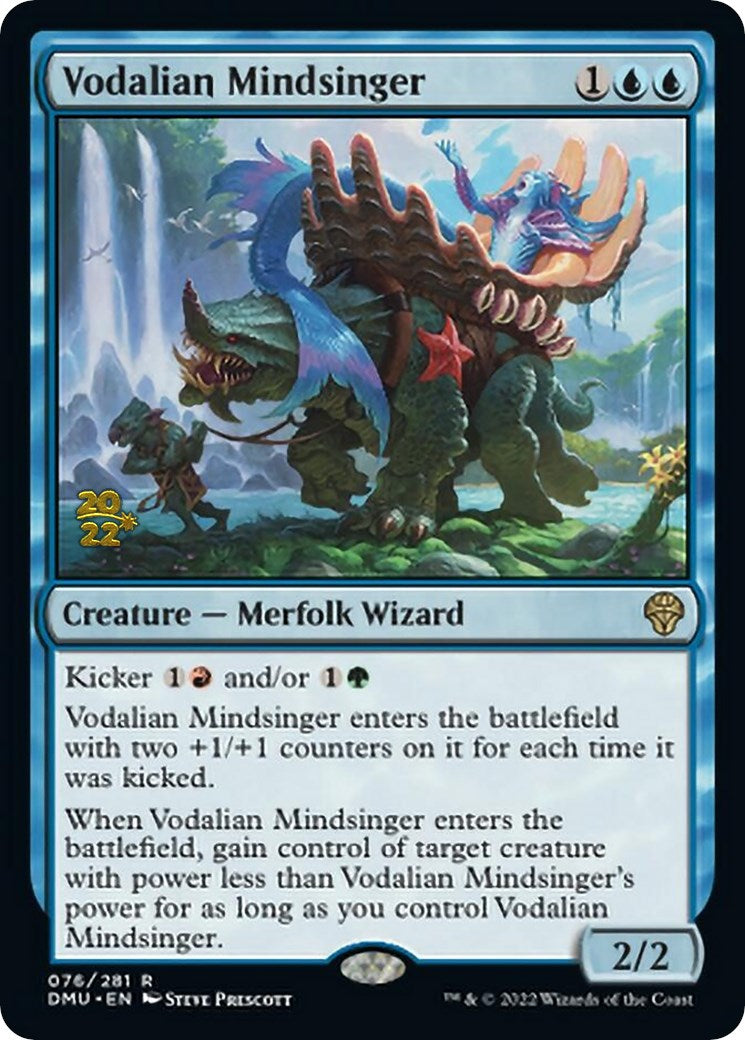 Vodalian Mindsinger [Dominaria United Prerelease Promos] | Exor Games New Glasgow