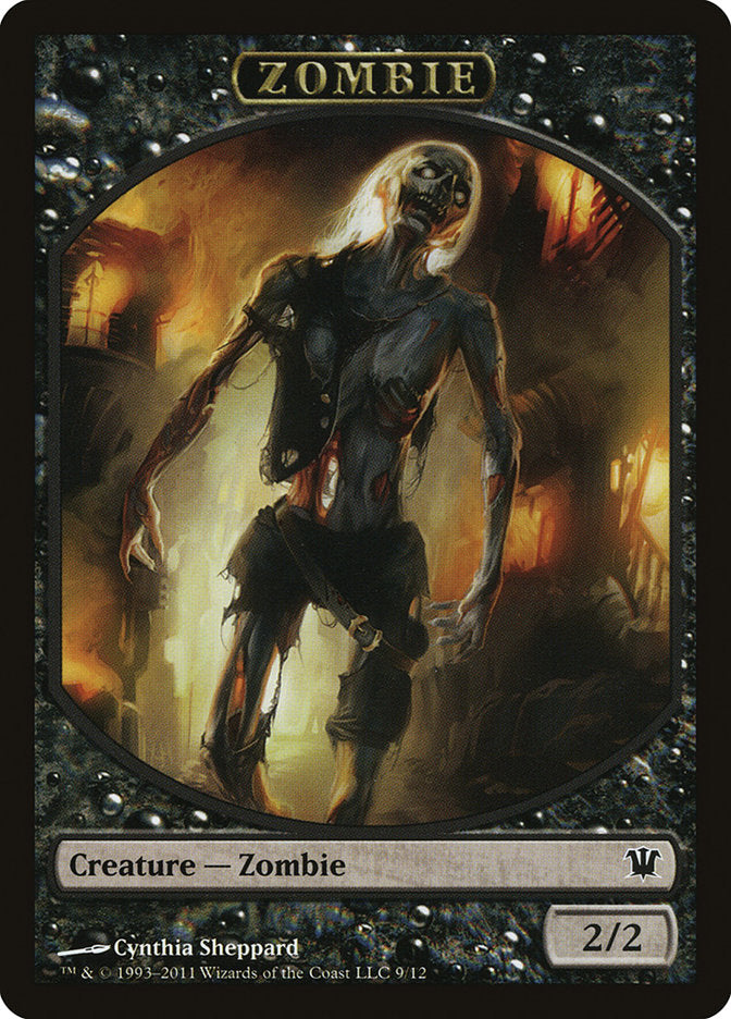 Zombie (9/12) [Innistrad Tokens] | Exor Games New Glasgow