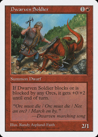 Dwarven Soldier [Fifth Edition] | Exor Games New Glasgow