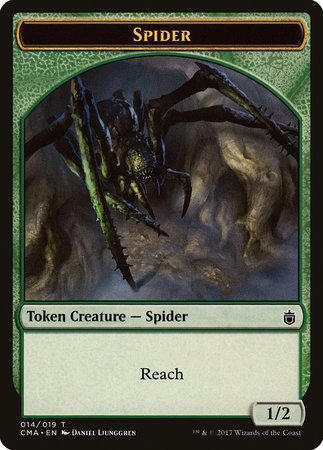 Spider Token (014) [Commander Anthology Tokens] | Exor Games New Glasgow