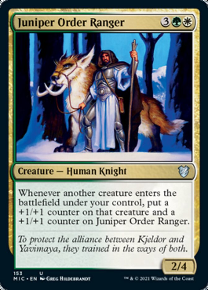 Juniper Order Ranger [Innistrad: Midnight Hunt Commander] | Exor Games New Glasgow