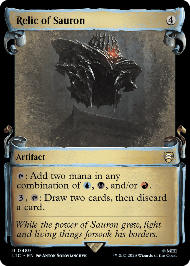 Relic of Sauron [The Lord of the Rings: Tales of Middle-Earth Commander Showcase Scrolls] | Exor Games New Glasgow