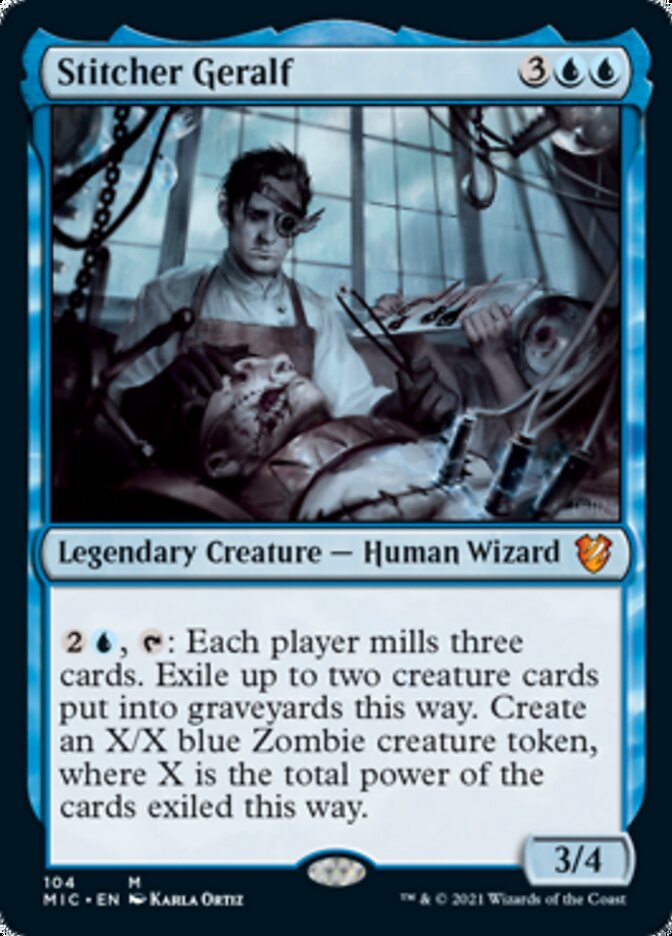 Stitcher Geralf [Innistrad: Midnight Hunt Commander] | Exor Games New Glasgow