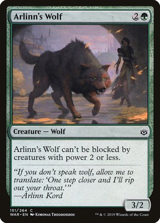 Arlinn's Wolf [War of the Spark] | Exor Games New Glasgow