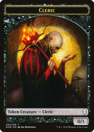 Cleric Token [Dominaria Tokens] | Exor Games New Glasgow