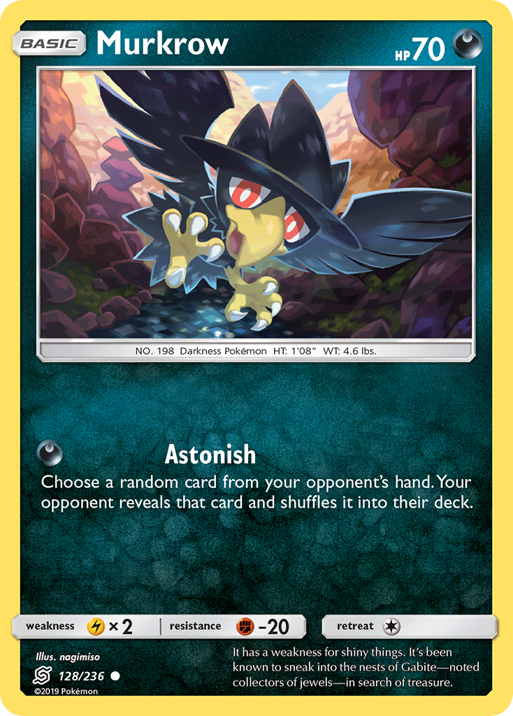 Murkrow (128/236) [Sun & Moon: Unified Minds] | Exor Games New Glasgow