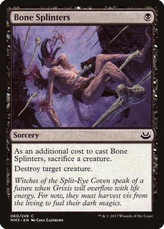 Bone Splinters [Modern Masters 2017] | Exor Games New Glasgow