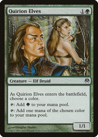 Quirion Elves [Duel Decks: Phyrexia vs. the Coalition] | Exor Games New Glasgow