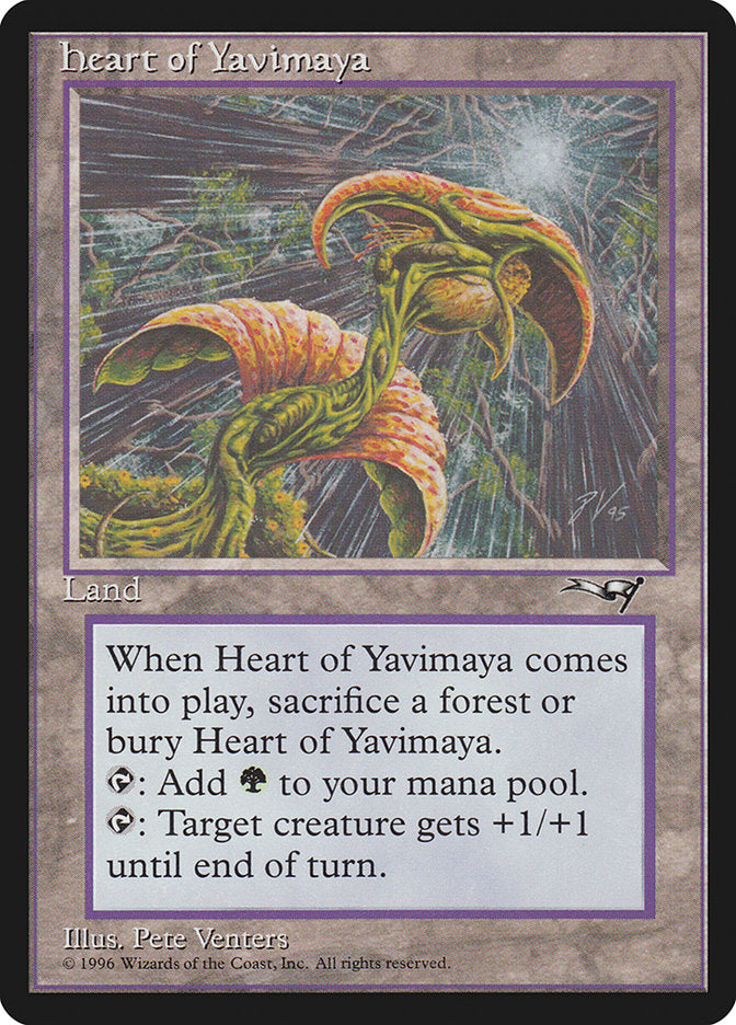 Heart of Yavimaya [Alliances] | Exor Games New Glasgow